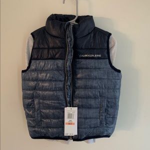 Vest with sweatshirt